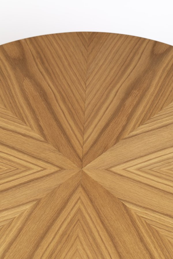 WHITE LABEL LIVING Fabio salongbord, rundt - naturlig eikefiner og eiketre (80)