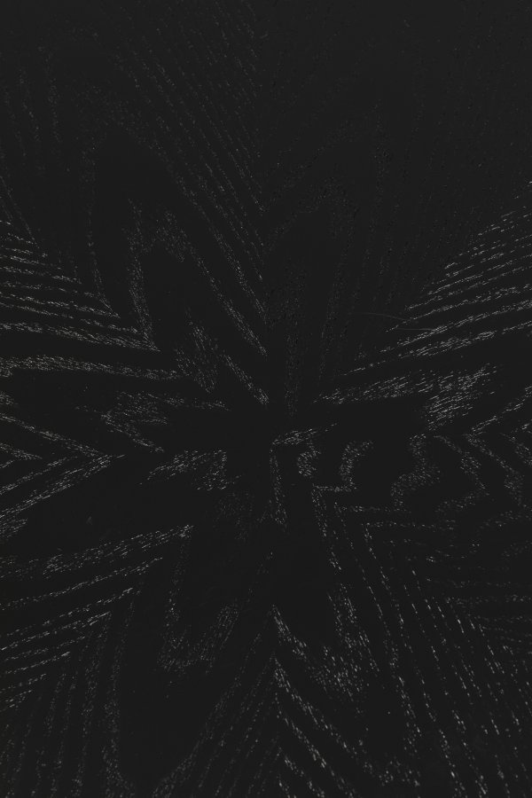 WHITE LABEL LIVING Fabio salongbord, rundt - svart eikefiner og eiketre (80)