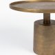 WHITE LABEL LIVING Mason salongbord, rundt - antikk messing aluminium/metall (60)