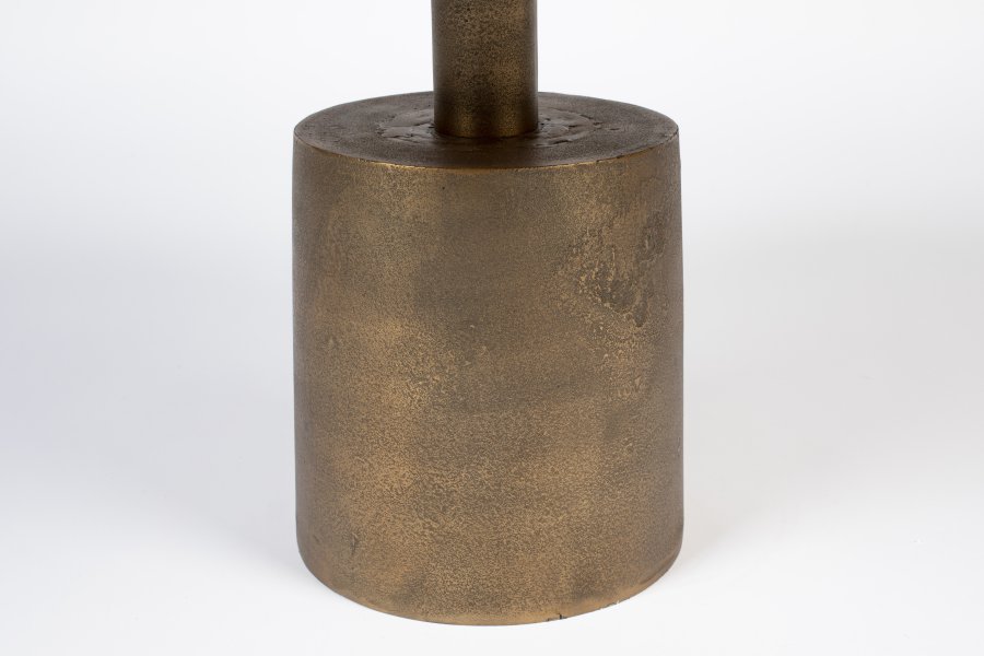 WHITE LABEL LIVING Mason salongbord, rundt - antikk messing aluminium/metall (60)