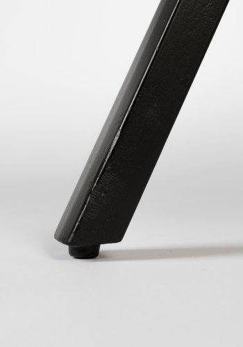 WHITE LABEL LIVING Suri salongbord, stort, rundt - svart teak og svart metall (74)