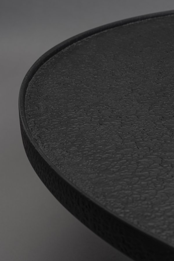 DUTCHBONE Winston salongbord, rundt - svart metall og tre (70)