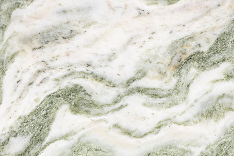 DUTCHBONE Salerno sidebord S, rundt - grnn marmor og gullstl (30)