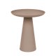 WHITE LABEL LIVING Ringar Stort sidebord, rundt - rosa metall (39,5)