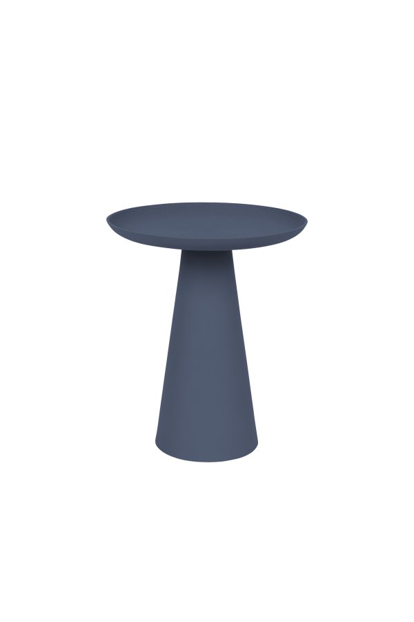 WHITE LABEL LIVING Ringar Medium sidebord, rundt - blmetall (34,5)