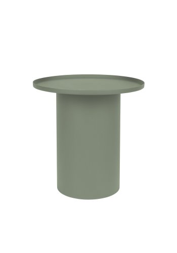 WHITE LABEL LIVING Sverre sidebord, rundt - grnt metall (45,5)