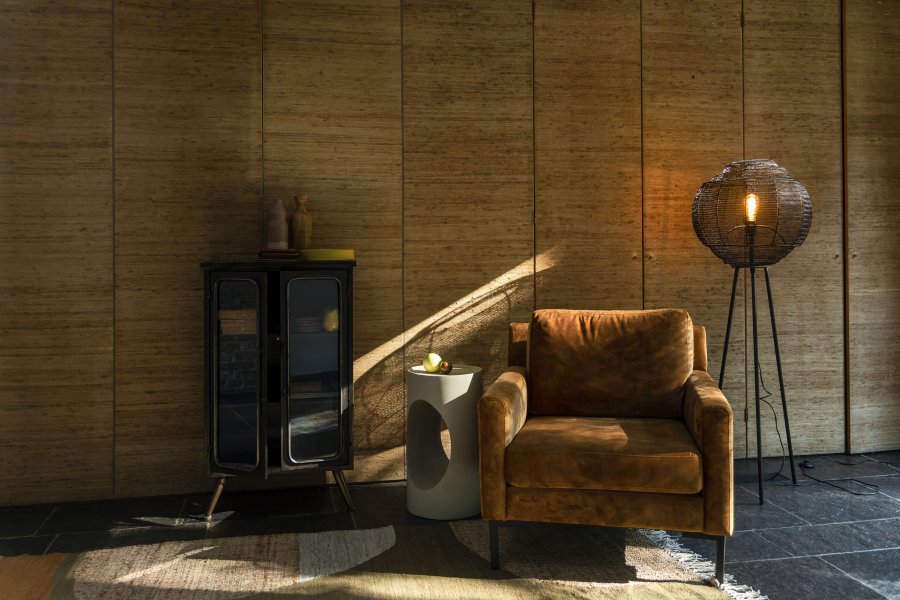 DUTCHBONE Sai sidebord, rundt - sandjern (30)