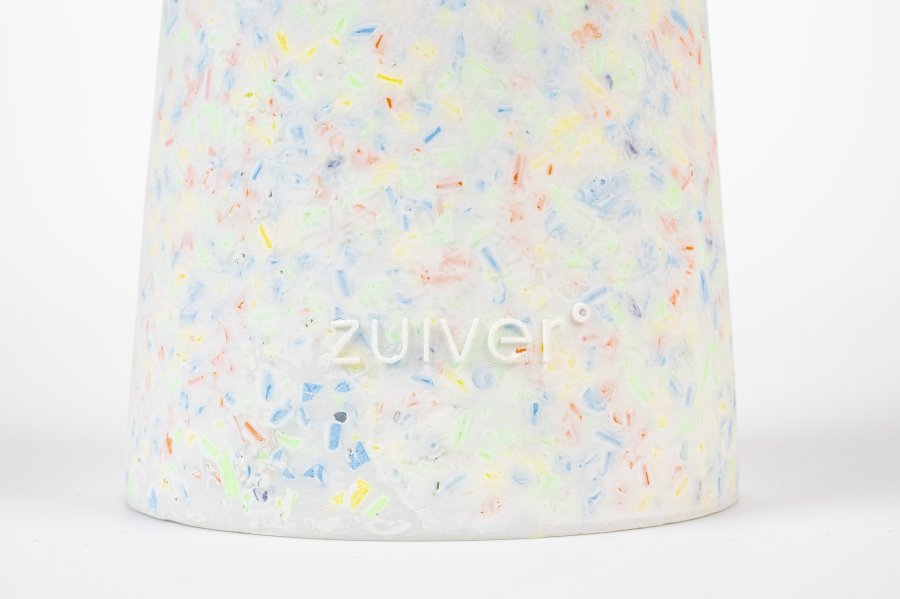 ZUIVER Victoria sidebord S, rundt - flerfarget resirkulert terrazzo (30)