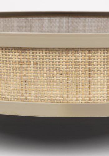 WHITE LABEL LIVING Makoto salongbord, m kurv - rotting og sandaskefiner/metall (80)