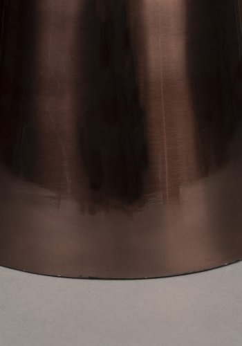 DUTCHBONE Mount sidebord S, rundt - brun marmor og brun aluminium (25)