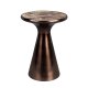 DUTCHBONE Mount Beistelltisch M, rund – brauner Marmor und braunes Aluminium (32,5)