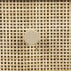 WHITE LABEL LIVING Amaya sidebord, m. 1 skuff - beige tre og metall (48x38)
