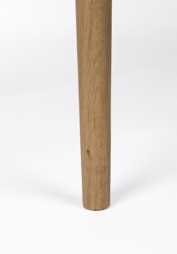 WHITE LABEL LIVING Haru sidebord, rundt - glass og naturlig eik (45)