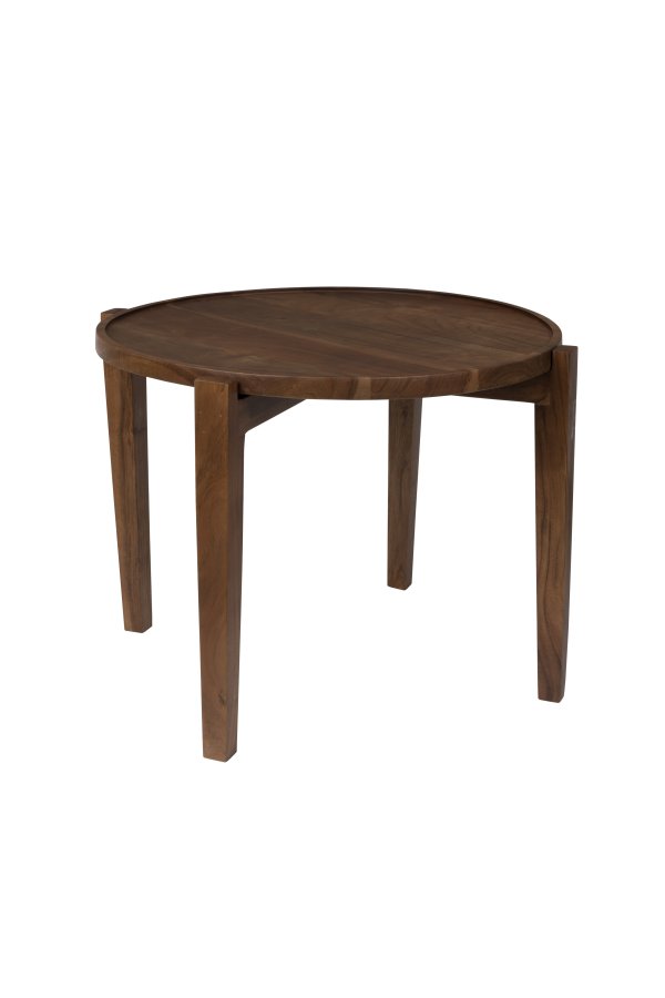 DUTCHBONE Shane brettbord, rundt - valnttfarget tre (59)