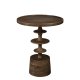DUTCHBONE Cath Beistelltisch, rund – walnussfarbenes Mangoholz (46)