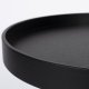 WHITE LABEL LIVING Yuri S sidebord, rundt - svart eikefiner og svart jern (40)