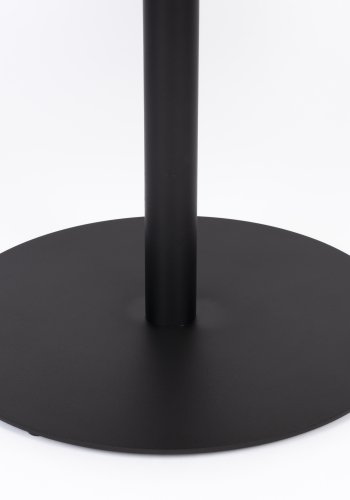 WHITE LABEL LIVING Yuri M sidebord, rundt - naturlig eikefiner og svart jern (56)