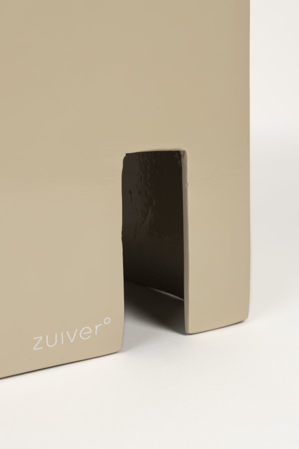 ZUIVER Chubby sidebord, firkantet - beige jern (40x40)