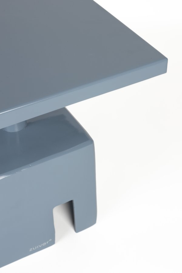 ZUIVER Chubby sidebord, firkantet - havbltt jern (40x40)