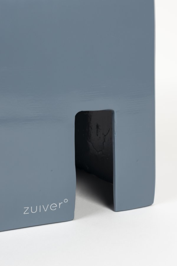 ZUIVER Chubby sidebord, firkantet - havbltt jern (40x40)