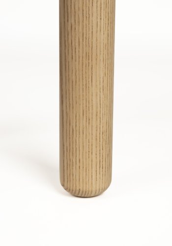 ZUIVER Storm sidebord, rundt - naturlig eikefiner og asketre (45)