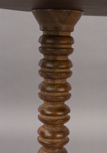 DUTCHBONE Cove Beistelltisch, rund – braunes Mangoholz (50)