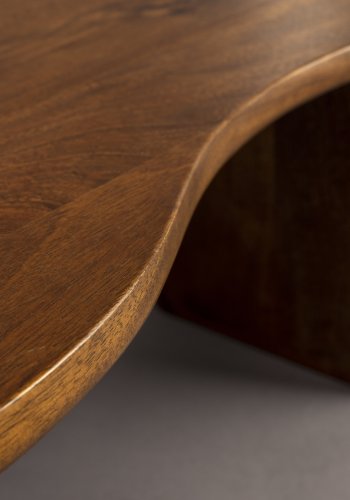 DUTCHBONE Tilon salongbord - valnttfarget mangotre (110x60)