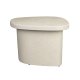DUTCHBONE Veda sidebord, hy - beige resirkulert marmor (56x45)