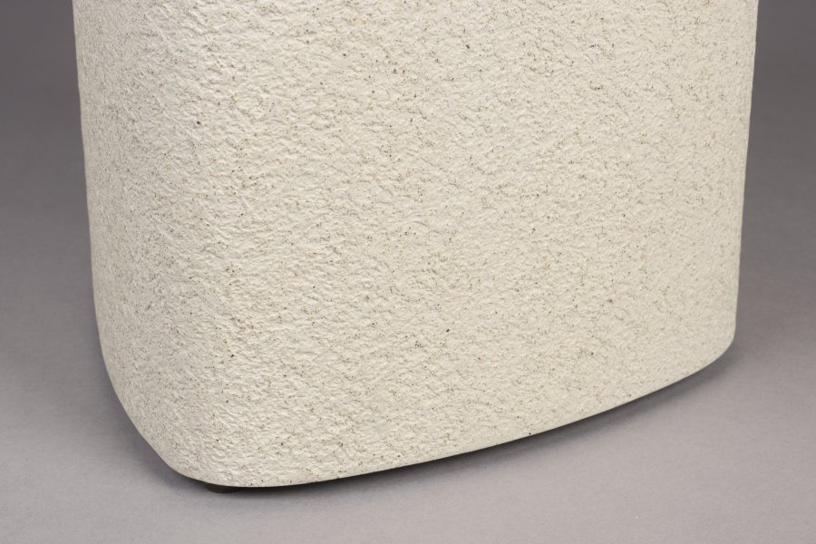DUTCHBONE Veda sidebord, hy - beige resirkulert marmor (56x45)