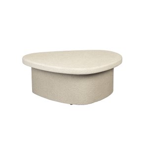 DUTCHBONE Veda sofabord, organisk - beige genbrugt marmor (74x49)