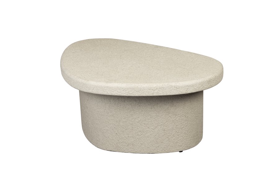 DUTCHBONE Veda salongbord, kologisk - beige resirkulert marmor (74x49)