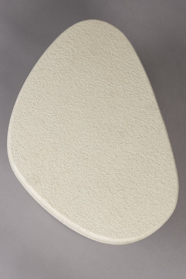 DUTCHBONE Veda salongbord, kologisk - beige resirkulert marmor (74x49)