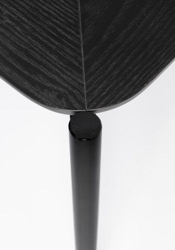 WHITE LABEL LIVING Marcio salongbord, firkantet - svart MDF og metall (40x40)