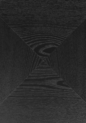 WHITE LABEL LIVING Marcio salongbord, firkantet - svart MDF og metall (40x40)