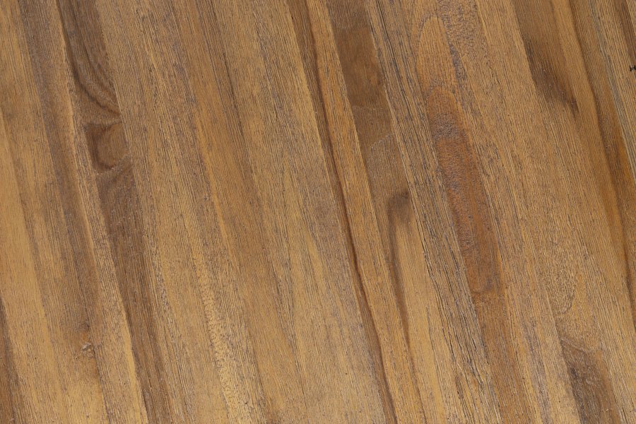 WHITE LABEL LIVING Gualdo sofabord, rektangulr - brun teakfinér og sort jern (80x39)