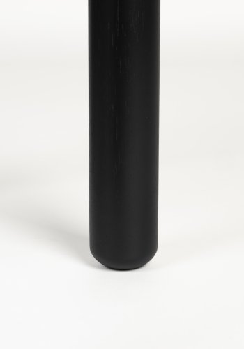 ZUIVER Storm sidebord, rundt - svart eikefiner og ask (45)