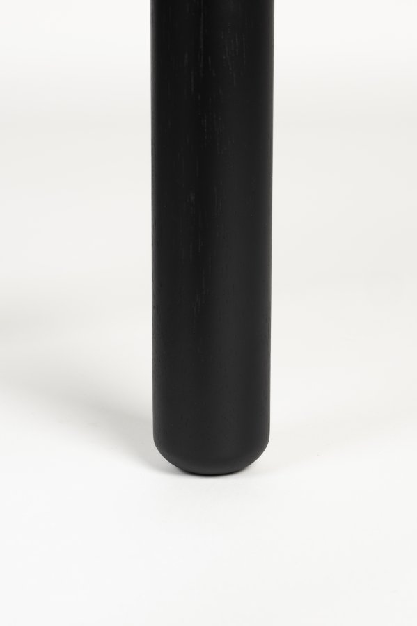 ZUIVER Storm sidebord, rundt - svart eikefiner og ask (45)