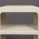 DUTCHBONE Veda nattbord, m. 1 hylle - beige resirkulert marmor (60x40)