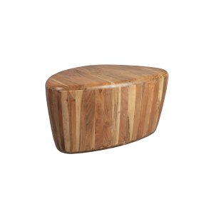 DUTCHBONE Ayla soffbord, ekologiskt - brunt akaciaträ (58x45)