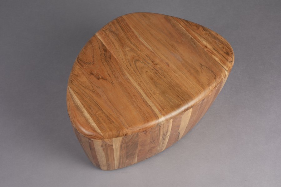 DUTCHBONE Ayla Couchtisch, organisch – braunes Akazienholz (58x45)