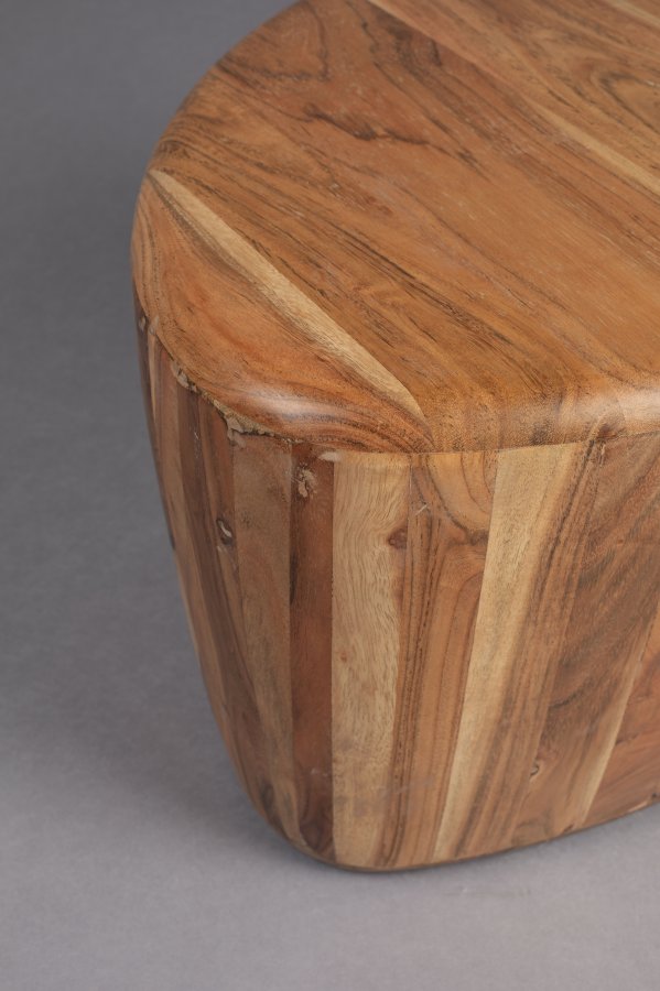DUTCHBONE Ayla Couchtisch, organisch – braunes Akazienholz (58x45)