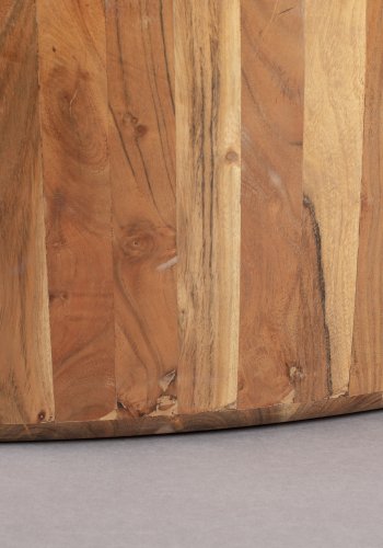 DUTCHBONE Ayla Couchtisch, organisch – braunes Akazienholz (58x45)