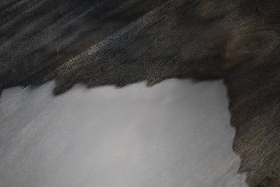 DUTCHBONE Phyllis sidebord, kologisk - svart mangotre og svart jern (sett med 3)