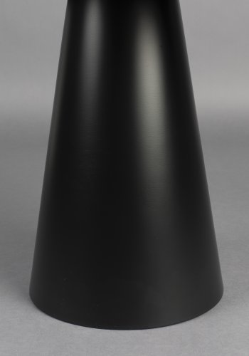 DUTCHBONE Jared Couchtisch, oval – Marmor und schwarzes Eisen (70x35)