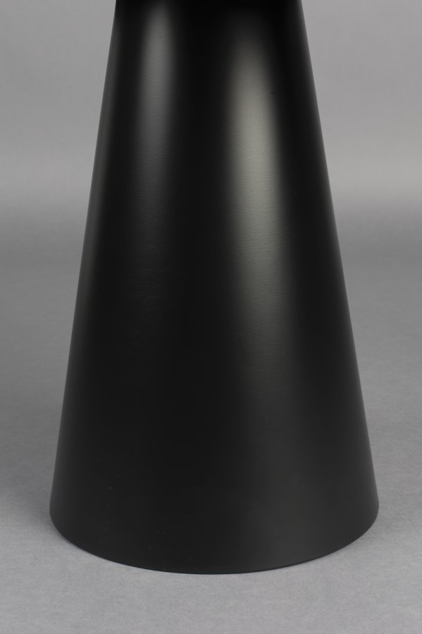 DUTCHBONE Jared Couchtisch, oval – Marmor und schwarzes Eisen (70x35)