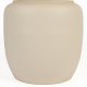 WHITE LABEL LIVING Karula sidebord, Hyt, rundt - beige keramikk/jern (60)