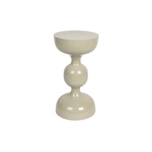 WHITE LABEL LIVING Lars sidobord, runt - elfenbensfärgat järn (31)