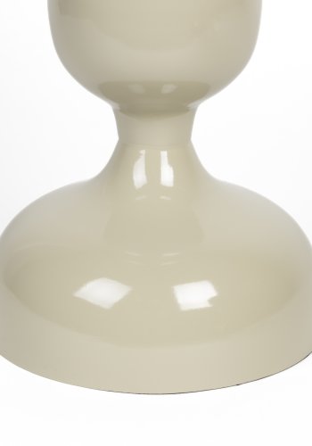 WHITE LABEL LIVING Lars sidebord, rundt - elfenbensfarget jern (31)