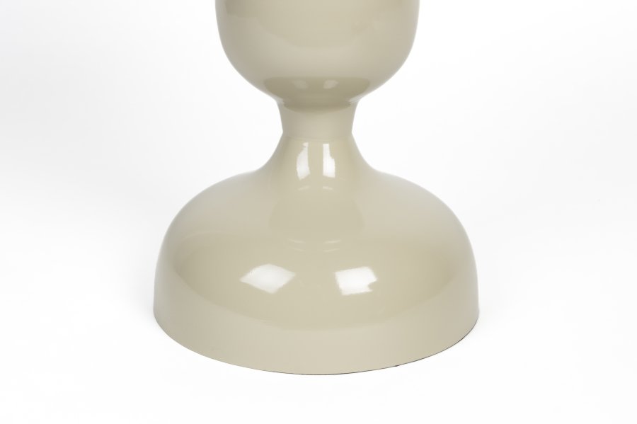 WHITE LABEL LIVING Lars sidebord, rundt - elfenbensfarget jern (31)