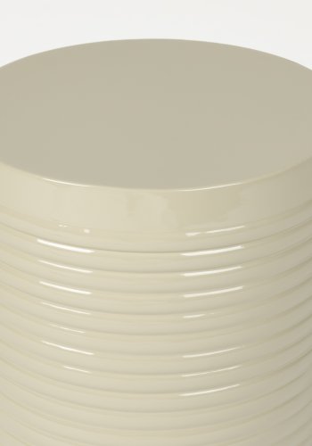 WHITE LABEL LIVING Sven S sidebord, rundt - elfenbensfarget jern (25)